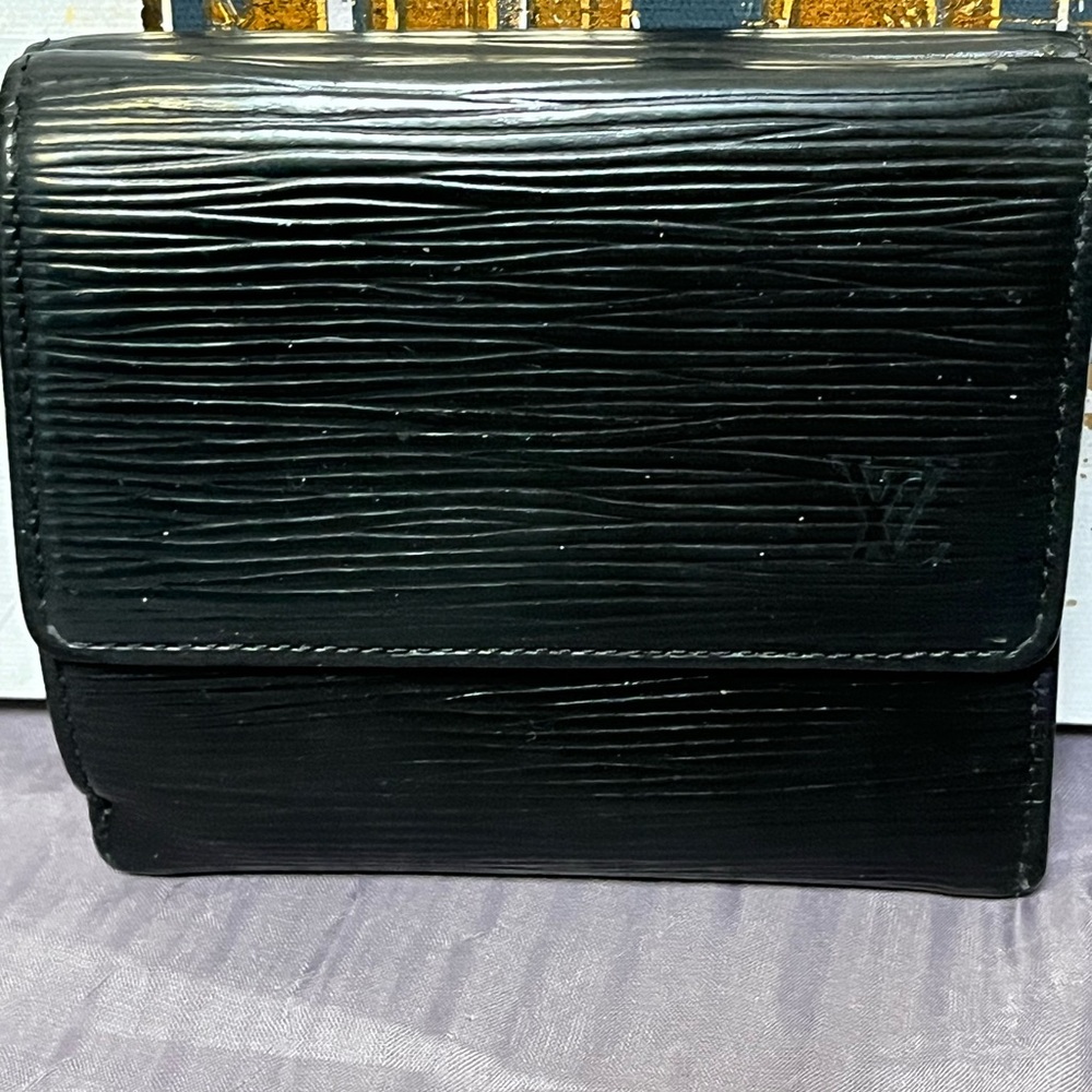 Louis Vuitton Black Epi Leather Wallet - Picture 1 of 8